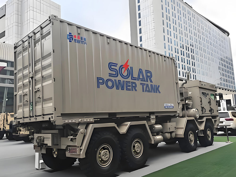 Solar Power Containers for Militære anliggender